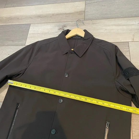 Stone Island Dark Brown Trench Coat